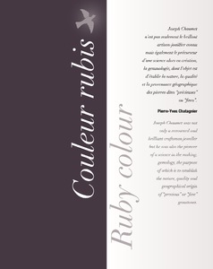 Le Rubis • Communication faite aux Chambres Syndicales des Marchands de Diamants et Lapidaires, Joailliers et Bijoutiers, réunies le 21 juin 1904